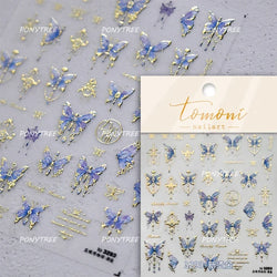 Colorful Geometric Gem Wing Love Heart Bowknot Moon Star Figure Totem Line Retro Self Adhesive Nail Art Stickers Manicure Decals (ONLINE ORDER ONLY)