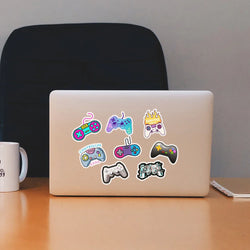 10/30/50PCS Gamepad Game Controller Stickers Decoration DIY Switch Phone Laptop Helmet Car Waterproof Sticker Toy For Kids Gift (ONLINE ORDER ONLY)