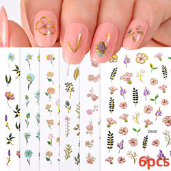 6 Sheets Moon/Star Nail Art Sticker Adhesive Gold Color Sticker Sheets Universal Constellation Shapes Sticker Art Decoration (ONLINE ORDER ONLY)