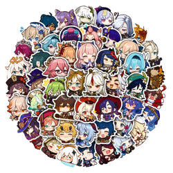 Genshin Impact Anime Stickers Set - Phone, Notebook, Laptop, Suitcase Decor (Online Order Only)