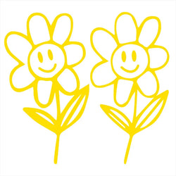Flower Buds Car Sticker Plant Interior Decoration Rear View Mirror Fashion Stickers Creative Sport PVC Vinyl Decals (ONLINE ORDER ONLY)