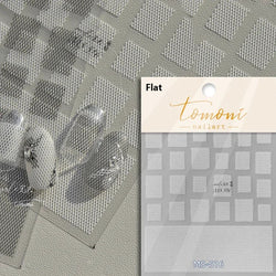 French Style Colorful Square Grid Rhombus Stripe Bowknot Line 3D Self Adhesive Nail Art Stickers Shiny Rhinestone Manicure Decal (Online Order Only)