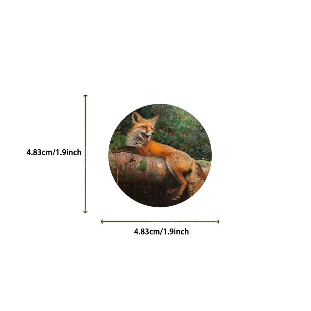 50pcs Retro Animal Stickers Vinyl Laptop Decals Cartoon Animals Stickers For Luggage Guitar Skateboard Diary Waterproof Graffiti (ONLINE ORDER ONLY)