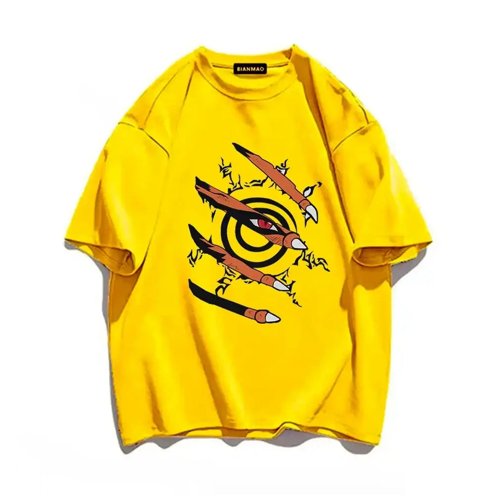 Naruto Graphic T-Shirt: Nine-Tails Seal Anime Top (ONLINE ORDER ONLY)