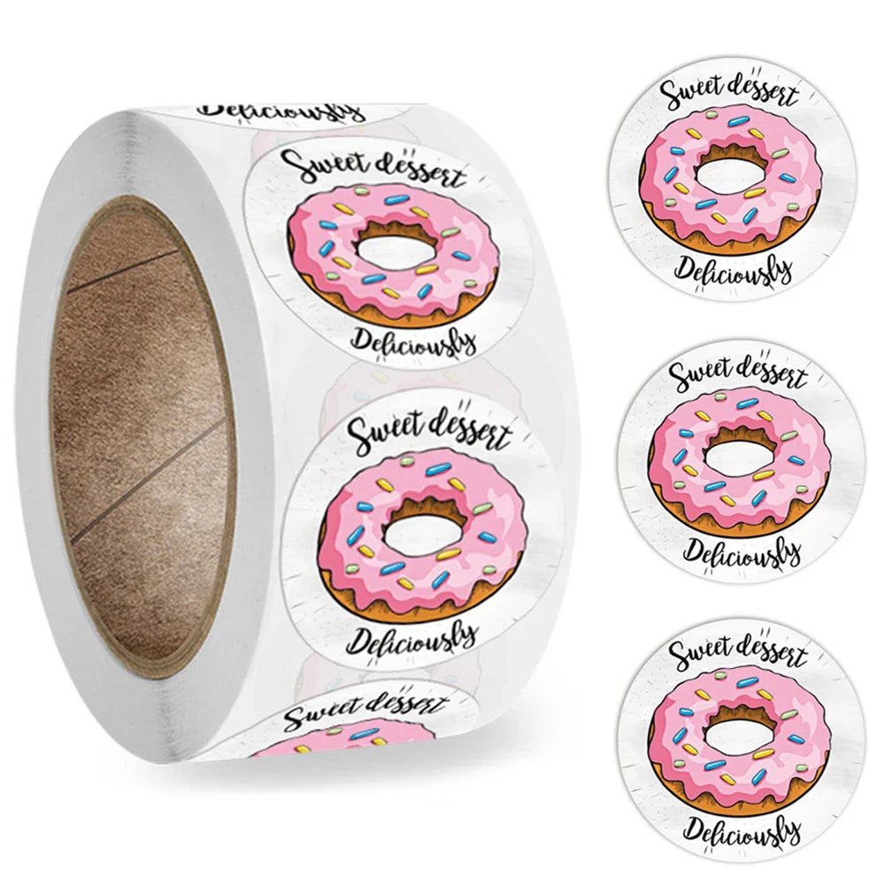 500pcs/roll Animal Cartoon Stickers Kids Toy Stickers Various Cute Design Patterns School Teacher Reward Stationery Stickers (ONLINE ORDER ONLY)