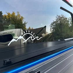 Mountain Sea And Sun Lover Stickers Vinyl Creative Fun Car Stickers, Motorcycles, Trucks, Laptops,Water Bottles, Etc (ONLINE ORDER ONLY)