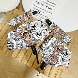 One Piece Nika Luffy Fold Umbrella Automatic Sunscreen (ONLINE ORDER ONLY)