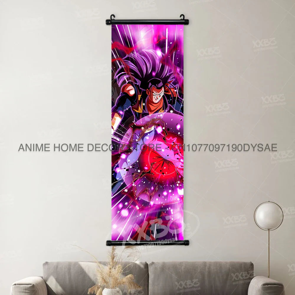 Dragon Ball Posters: Goku & Vegeta Anime Wall Scrolls (ONLINE ORDER ONLY)