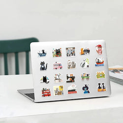 50PCS Cat Meme Funny Animals Stickers Art Toy DIY Kids Notebook Luggage Motorcycle Laptop Refrigerator Decals Graffiti (Online Order Only)