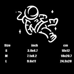 THE  falling Cute little spaceman stickers .Add a Touch of Space Magic to Your Car with Stylish Car Accessories. (ONLINE ORDER ONLY)