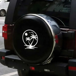 Coconut Tree Stickers,Vinyl Waterproof  Self-adhesive Decorative Car Sticker,For Cars, Trucks, Walls, Laptops, Windows, (ONLINE ORDER ONLY)