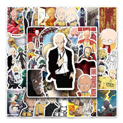 MINISO One Punch Cartoon Waterproof Vinyl Stickers (57 Pcs) (ONLINE ORDER ONLY)