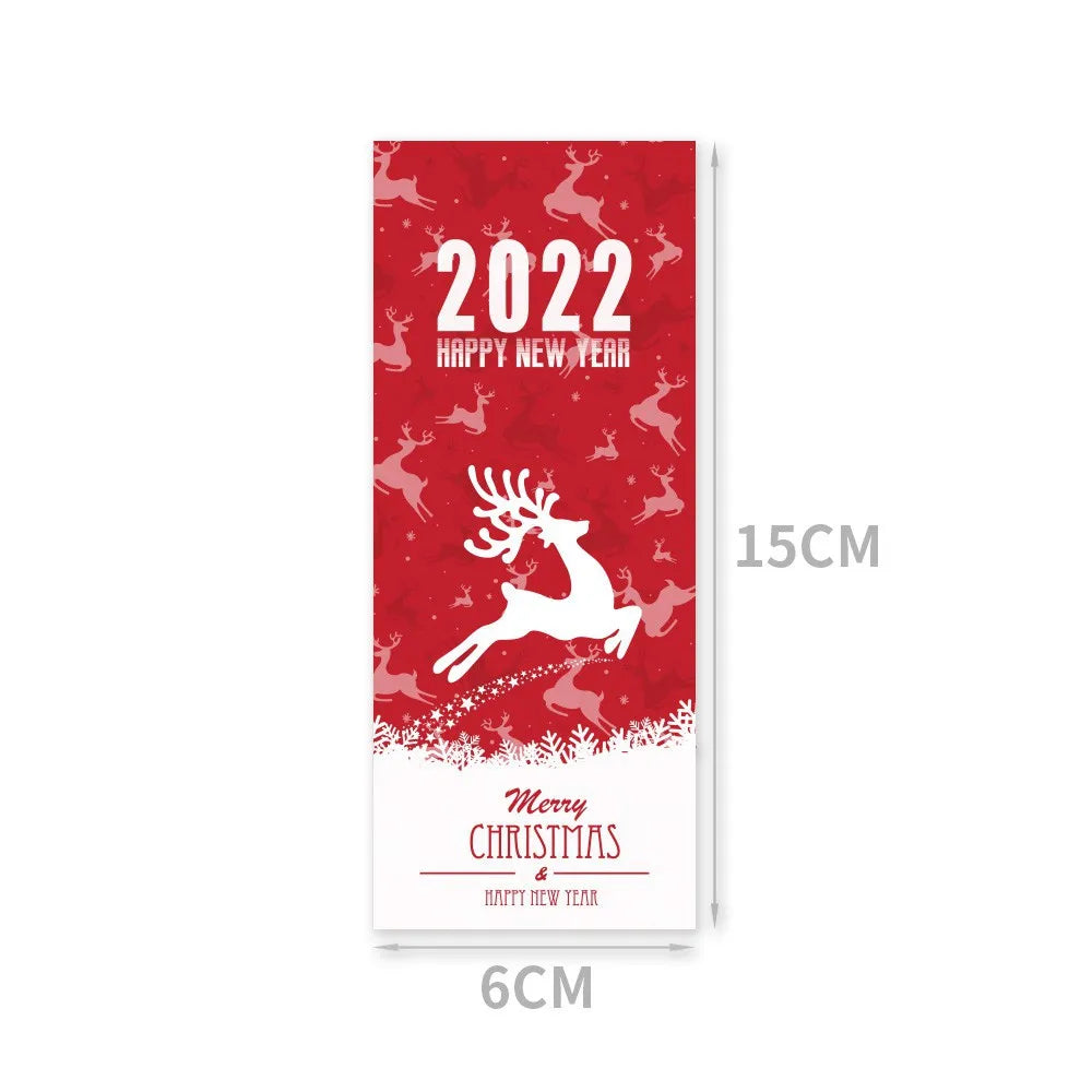 10-30pcs Merry Christmas Seal Sticker Christmas Tree Gift Label Sticker Scrapbooking For Christmas Party Decoration (ONLINE ORDER ONLY)