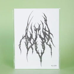 1Pc Dark and Cool Waterproof Temporary Tattoo Stickers, Long-lasting Waterproof for One to Two Weeks, Fake Tattoo for Arm, Leg. (Online Order Only)