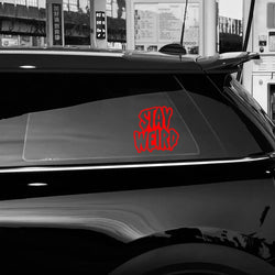 “STAY WEIRD"Stickers， Elevate Your Car's Look with the cool sticker.For Car Door And Window Decoration Stickers (ONLINE ORDER ONLY)