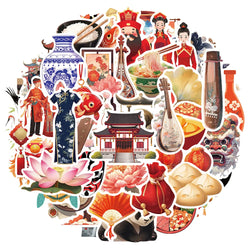 Cartoon Antique Style Stickers Decal for Laptop Motorcycle Luggage Snowboard Fridge (10/30/50pcs) (ONLINE ORDER ONLY)