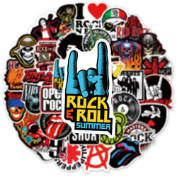 Full Color Rock And Roll Music Band Sticker Packs (ONLINE ORDER ONLY)