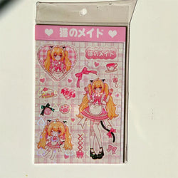 Ins Cute Angel Princess Baseball Girl Sticker Scrapbooking DIY Album Decoration Sticker Aesthetic Personalized Kawaii Stationery (ONLINE ORDER ONLY)