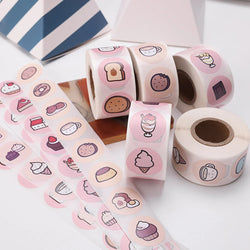 500pcs/roll Animal Cartoon Stickers Kids Toy Stickers Various Cute Design Patterns School Teacher Reward Stationery Stickers (ONLINE ORDER ONLY)