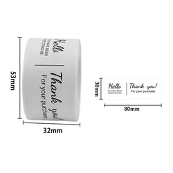 120pcs This Package Nice To Meet You Too Sticker Thank You Small Business Handmade Merchandise Decoration  Seal Label (ONLINE ORDER ONLY)