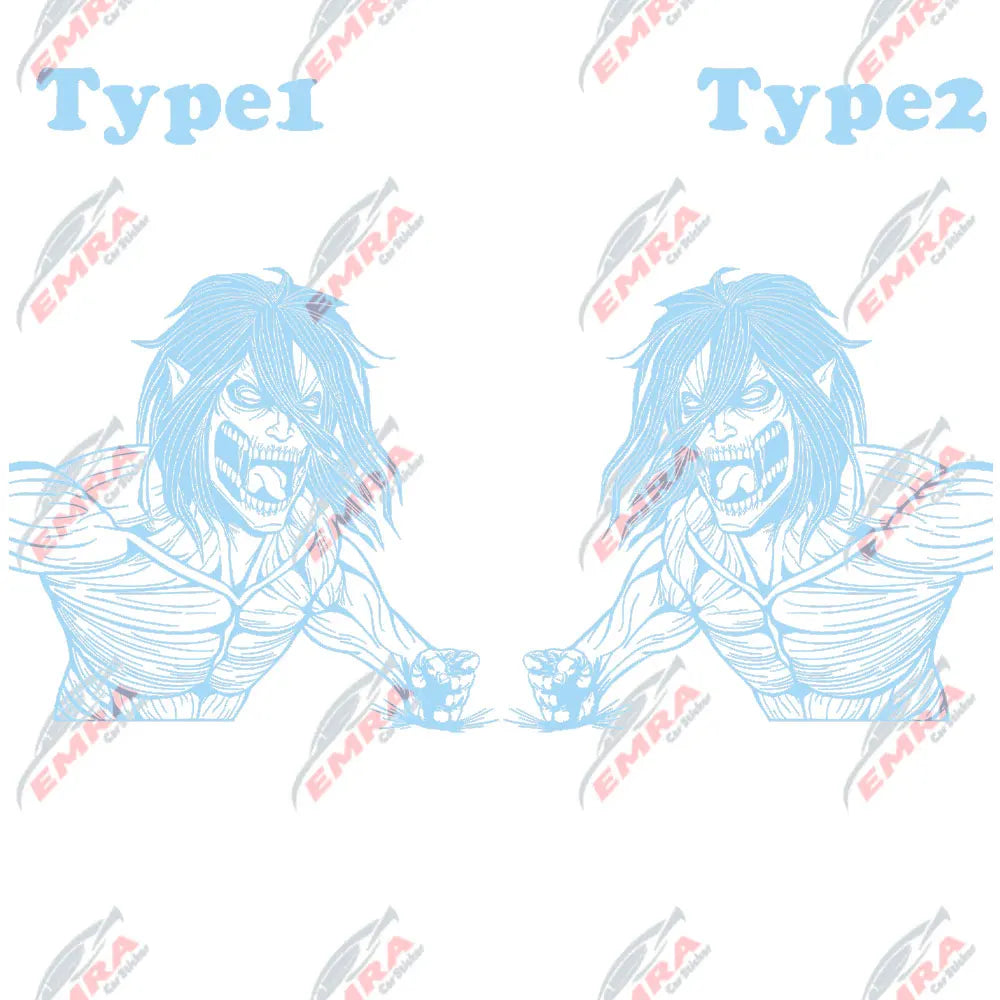 Anime Sticker Side Hood Window Decoration External Accessories Stickers For Car Competition Style Die Cutting Vinyl Decals (ONLINE ORDER ONLY)