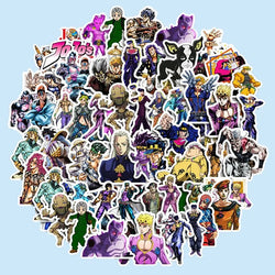 JoJo's Bizarre Adventure Stickers Pack for Luggage, Phone, Skateboard, Laptop, Fridge (Online Order Only)