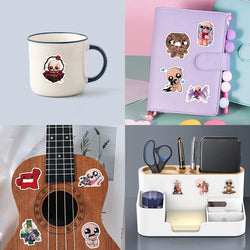 10/30/50PCS The Binding of Isaac Stickers Adventure Game Sticker Scrapbook Luggage Laptop Guitar Car Bike Skateboard Decals Toy (ONLINE ORDER ONLY)