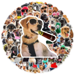 10/30/50/100PCS Cute Dog PVC Sticker Aesthetic Children's Korean Stationery School Supplies DIY Decoration Scrapbooking for Kids (ONLINE ORDER ONLY)