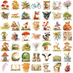 50pcs Cute Fairytale Animals Graffiti Stickers Cartoon DIY Skateboard Phone Case Laptop Waterproof Cool Sticker Decals Toy (ONLINE ORDER ONLY)