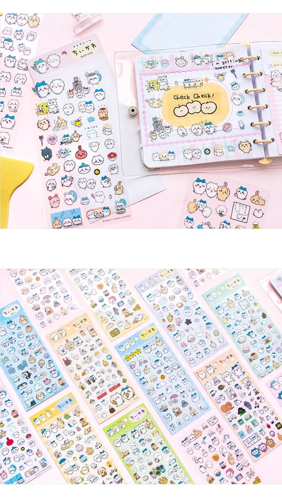 1Pc New Cute Cartoon Sticker Kids Toy DIY Material Decoration Stationery Stickers Idol Card Deco Scrapbook (ONLINE ORDER ONLY)