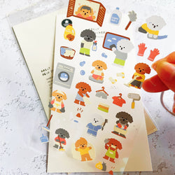 Korean Import Original Suatelier Daily Stickers Scrapbooking Diy Journal Stationery Sticker Children Decor Art Supply (Online Order Only)