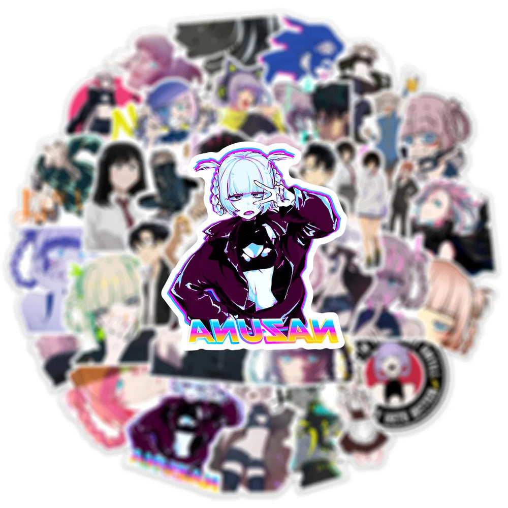 10/30/50PCS Call Of The Night Anime Stickers Kou Nazuna Sticker Waterproof Laptop Skateboard Motorcycle Guitar Phone Girls Decal (ONLINE ORDER ONLY)