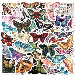 10/30/50PCS Butterfly Cartoon Stickers Animal Graffiti Decoration Luggage Laptop Phone Guitar Bike Car Skateboard Sticker  Toy (ONLINE ORDER ONLY)