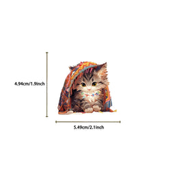 50pcs Cute Cats Stickers Funny Famous Cat Meme Catoon Decal DIY Graffiti Sticker Toys For Notebook Phone Phone Fridge Bike Car (ONLINE ORDER ONLY)