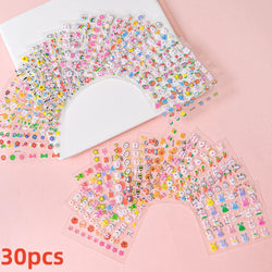 30pcs Black Flowers Nail Art Stickers 3D Self Adhesive Daisy Floral Nail Tips Design Decals Manicure Supplies For Women & Girls* (ONLINE ORDER ONLY)