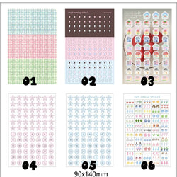 Korean Ins Creative Small Stickers Mobile Phone Camera Journal Collage Material Kawaii Decoration Sticker Gift (Online Order Only)