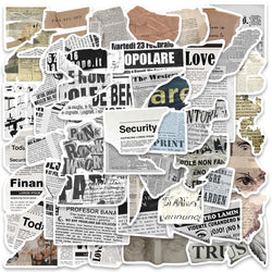 50PCS Vintage VSCO Graffiti Stickers Aesthetic Decals for Laptop, Luggage, Phone, Car, Kids (ONLINE ORDER ONLY)