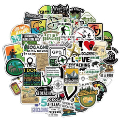 Cartoon Treasure Hunt Stickers for Suitcase, Skateboard, Laptop, Luggage, Phone - 10/30/50Pcs (ONLINE ORDER ONLY)