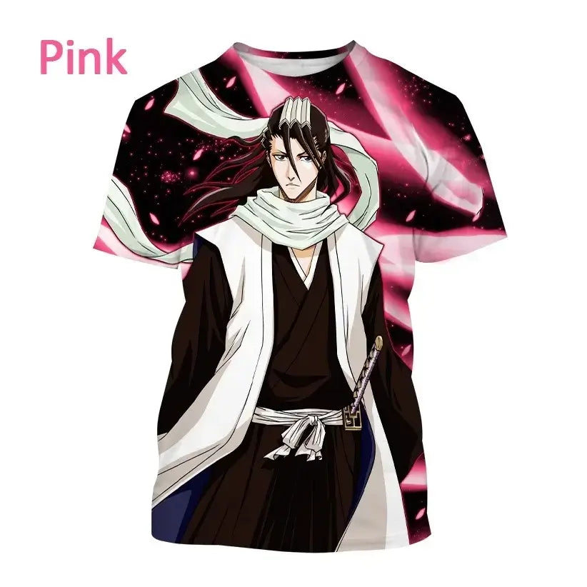 Ichigo Kurosaki T-shirt: 3D Bleach Anime Summer Top (ONLINE ORDER ONLY)