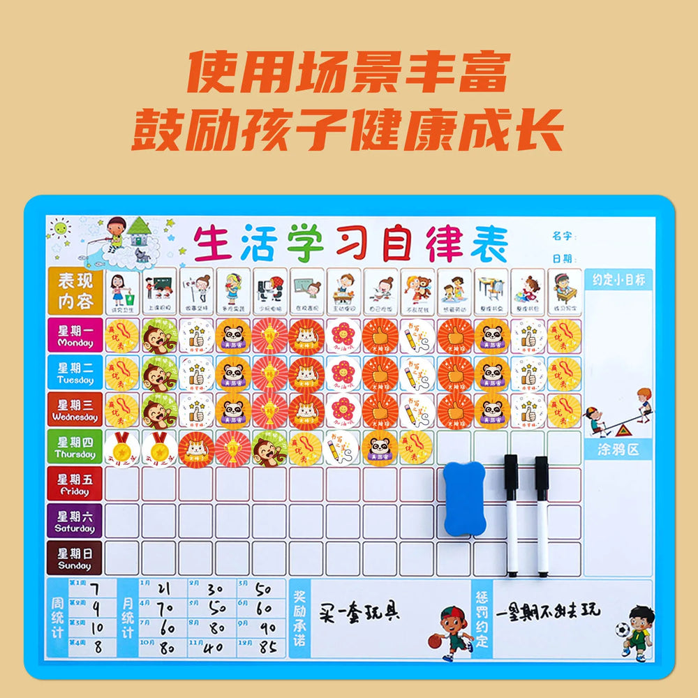 100-500PCS Reward Stickers Encouragement Stickers for Kids Motivational Stickers with Cute Animals for Students Teachers (Online Order Only)