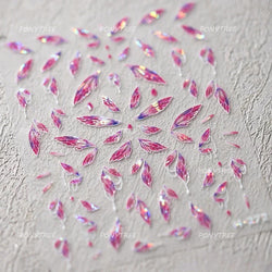 White Black Wings Feather Angel Demon Devil Dreamy Hot Stamping English Letter Adhesive Nail Art Stickers Manicure Tool Decals (Online Order Only)