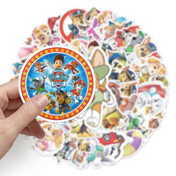 10/30/50PCS Cool Cute PAW Patrol Stickers PVC Decal Decoration Phone Skateboard Luggage Fridge Graffiti Sticker Toy Gift for Kid (ONLINE ORDER ONLY)