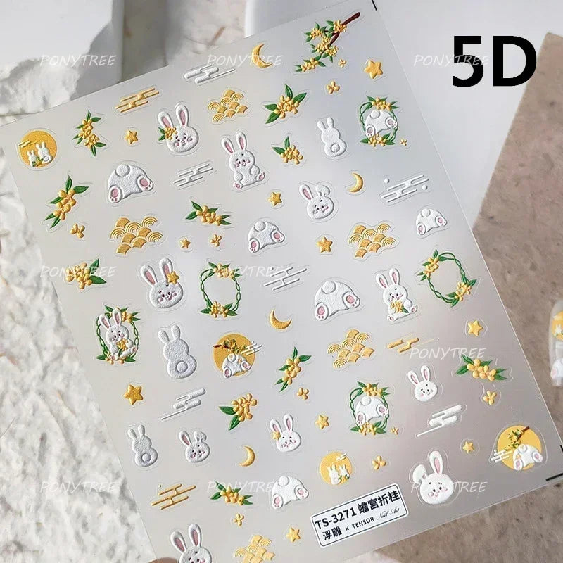 Hot Stamping Purple Line Love Heart Lace Bowknot Chain Branches Star Flower Leaf Butterfly Plant Flower Nail Art Stickers Decals (Online Order Only)
