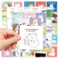 10/20/40PCS West Highland Dog White Terrier Sticker Packs (ONLINE ORDER ONLY)