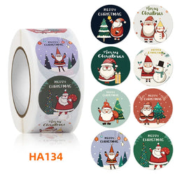 500Pcs Christmas Stickers 1inch Snowflakes Holiday Stickers Xmas Gift Label for Envelope Box Gift Decor (ONLINE ORDER ONLY)
