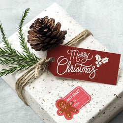 20-40pcs Merry Christmas Santa Claus Christmas Tree Hat Stickers Labels For Gift Box Decorative Package Wrapping Business (ONLINE ORDER ONLY)