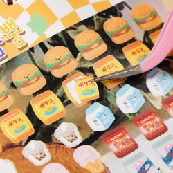 18 Sheets/piece Cute Mini Stickers Decorative Stickers Scrapbooking Laptop DIY Sticker Kids Toy Gift School Stationery (ONLINE ORDER ONLY)