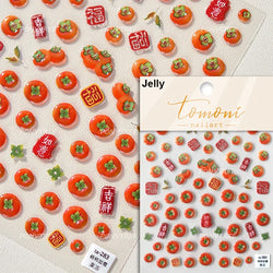 Carambola Grape Honey Peach Cherry Pineapple Pineapple Orange Apple Lemon Bromeliad Fruit Jelly Nail Art Sticker Manicure Decals (ONLINE ORDER ONLY)