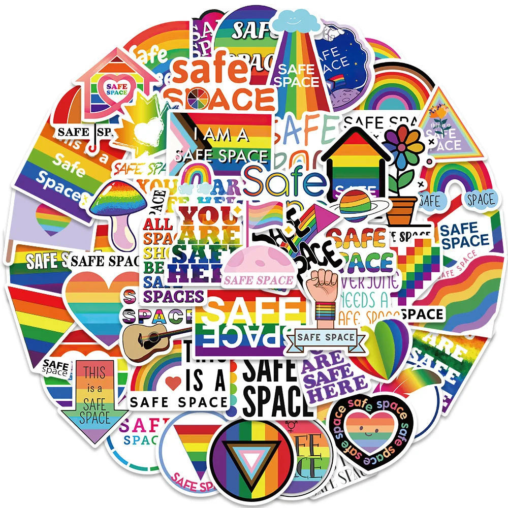 Colorful Space Stickers for Laptop Luggage Guitar Motorcycle DIY Decals (Online Order Only)