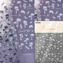 Summer Beach Bikini Watermelon Hat Sandals Ice Cream Shell Conch Starfish Cat Duck Nail Art Decoration Stickers Manicure Decals (ONLINE ORDER ONLY)